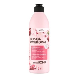 Joanna Bomba Kwiatowa Gel Douche Énergisant Cerise & Beurre De Karité 500 ml