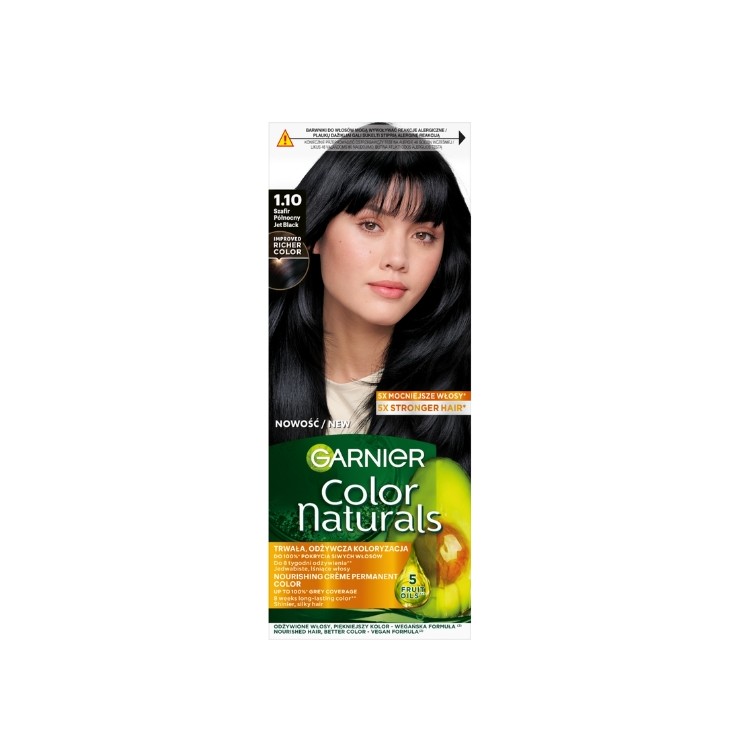 Coloration capillaire Garnier Color Naturals /1.10/ Bleu marine Noir