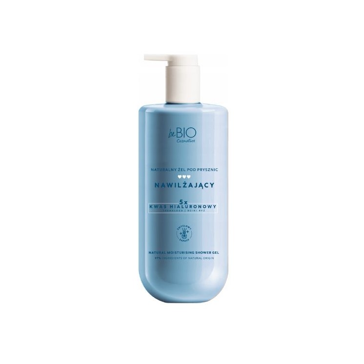 Gel douche hydratant naturel à l'acide hyaluronique BeBio Cosmetics 350 ml