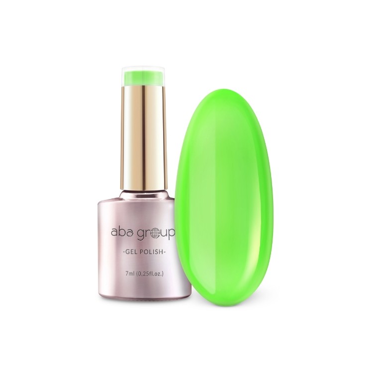 Aba Group Hybrid Nail Polish /727/ Green Neon 7 ml