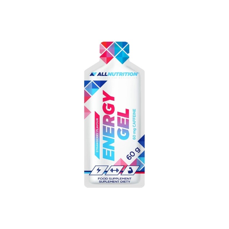 Gel Energy AllNutrition Strawberry avec caféine 60 g