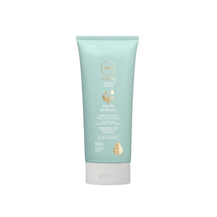 YOPE myBODY Hyalu Hydrate hydraterende Peeling Blue Coconut 200 ml