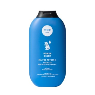 YOPE Men Power Scent odświeżający Żel pod prysznic dla mężczyzn 400 ml