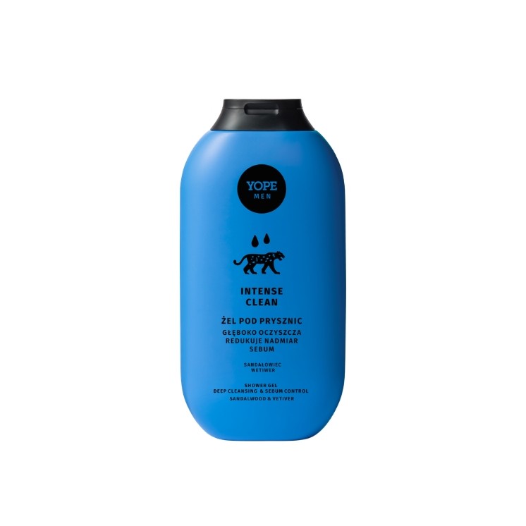 YOPE Men Intense Clean oczyszczający Żel pod prysznic dla mężczyzn 400 ml