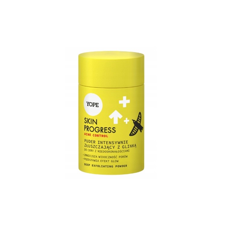 YOPE Skin Progress Acne Control intensywnie złuszczający Puder do twarzy z glinką 30 g