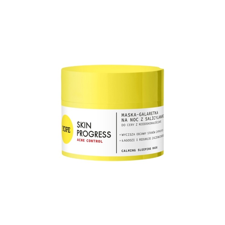 Нічна желеподібна маска YOPE Skin Progress Acne Control з саліцилатами 50 мл