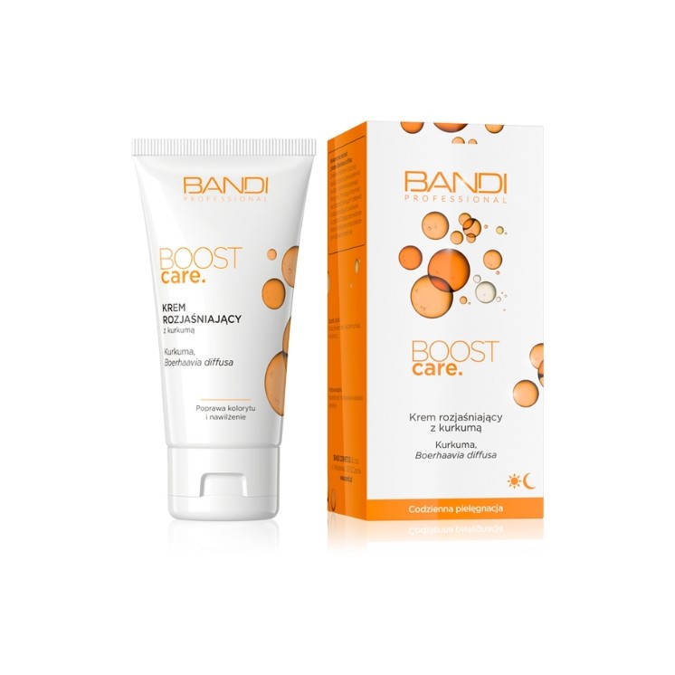 Освітлювальний крем для обличчя Bandi Boost Care з куркумою 50 мл