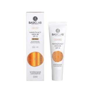 BasicLab Dermocosmetics Beauties nawilżający Krem BB SPF15 /310/ Honey Wyrównanie i Łagodzenie 33 ml