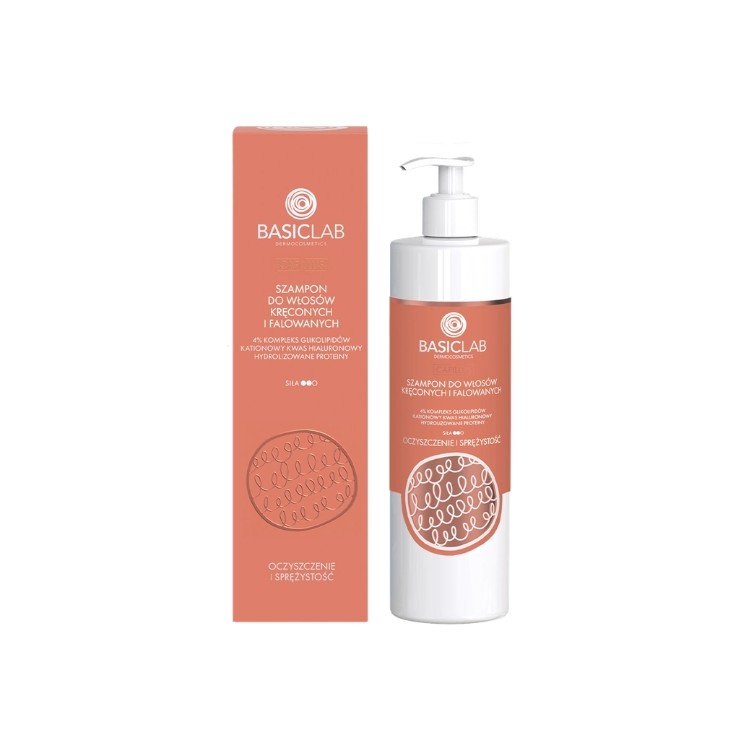 BasicLab Capillus Shampoo voor krullend en golvend haar 300 ml