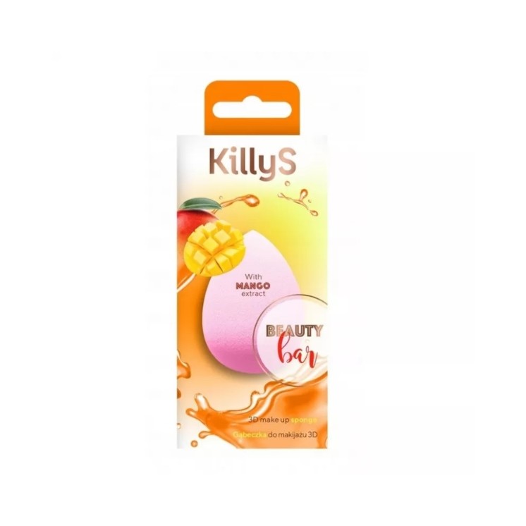 KillyS 3D Makeup Sponge with Mango Extract 1 piece