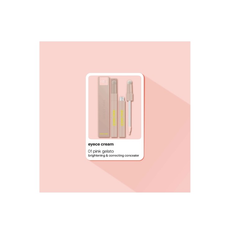 Poppy Head Eyece Cream rozświetlająco-korygujący Korektor pod oczy /01/ Pink Gelato 3,7 g
