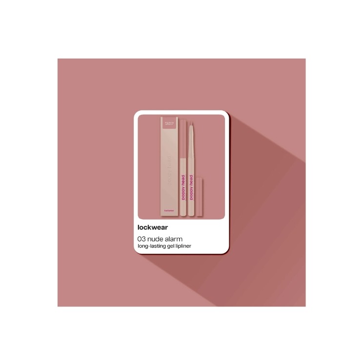 Poppy Head Lockwear długotrwała żelowa Konturówka do ust /03/ Nude Alarm 0,6 g
