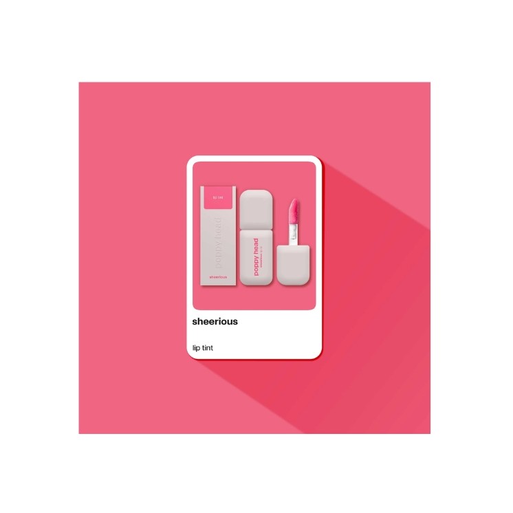 Poppy Head Sheerious Lip Tint tintujący Olejek do ust 4 g