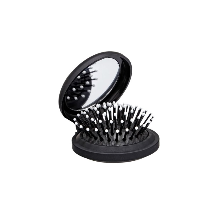 For Your Beauty Foldable Hairbrush with Mirror 1 piece