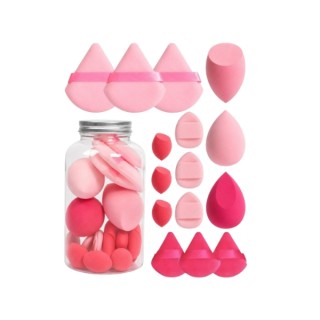ECARLA Set van 15 make-upsponsjes
