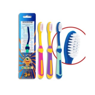 Зубна щітка Elmex Wellbee Kids (3+) Soft Mix кольорів, 1 шт.