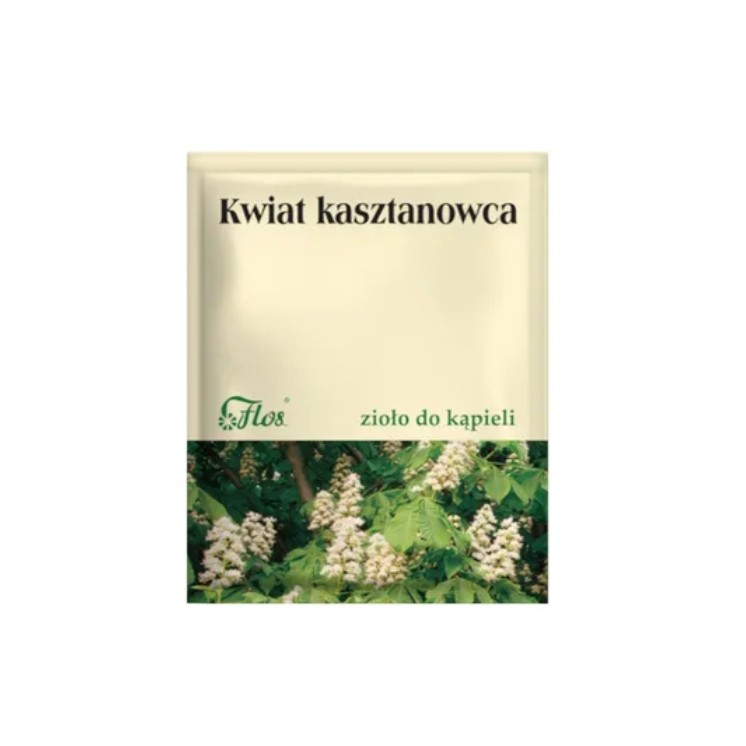 Flos Kwiat kasztanowca Zioła do kąpieli 50 g