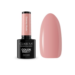 Claresa Nude Glow Gummy Nude Hybrid Nail Polish /1/ 5 g