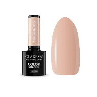 Claresa Nude Glow Gummy Nude Hybrid Nail Polish /2/ 5 g