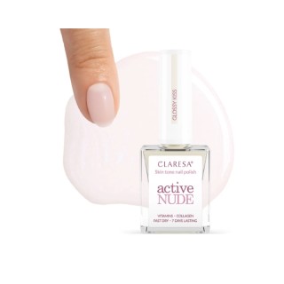 Claresa Active Nude Classic Nagellak Glossy Kiss 9,5 5 ml