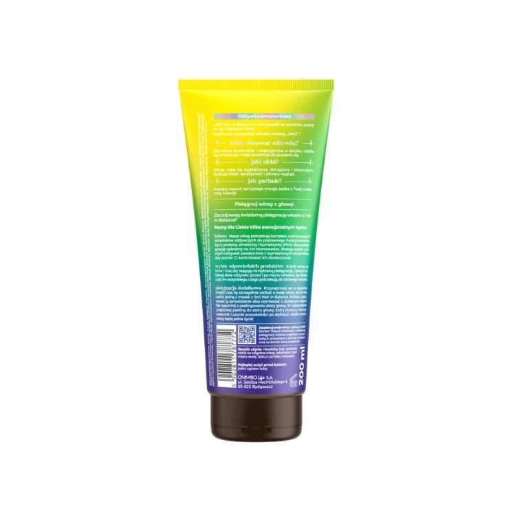 ONLYBIO Hair in Balance Emollient hair conditioner