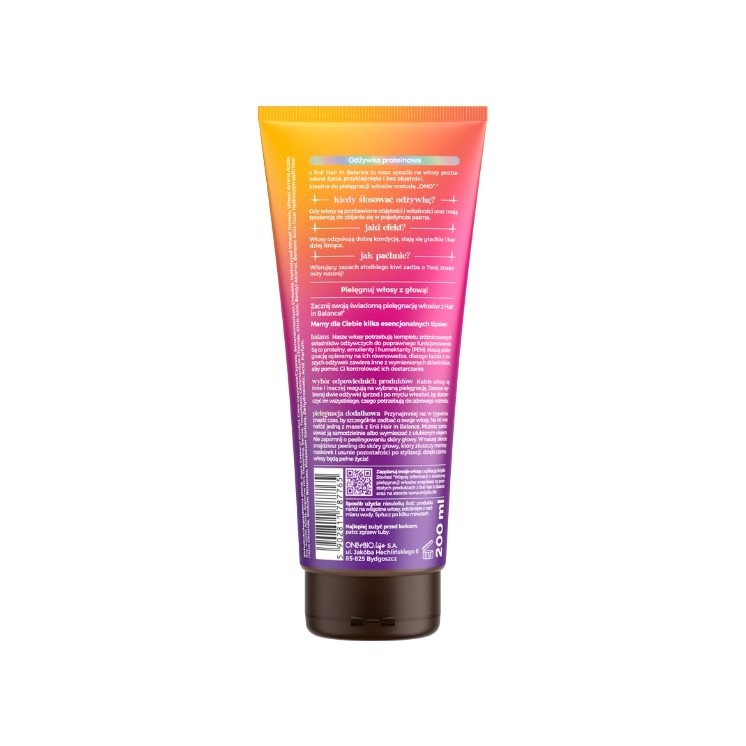 ONLYBIO Hair in Balance Odżywka do włosów proteinowa