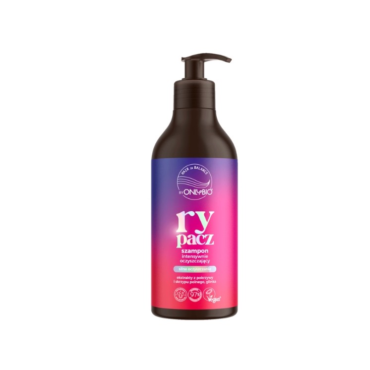 ONLYBIO Hair in Balance Rypacz Szampon do włosów intensywnie oczyszczający