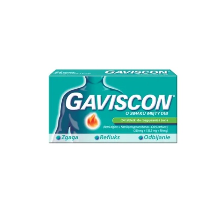 Gaviscon TAB 24 kauwtabletten