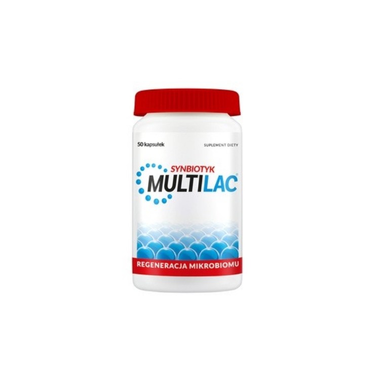 Multilac Синбіотик (пробіотик + пребіотик) 50 капсул