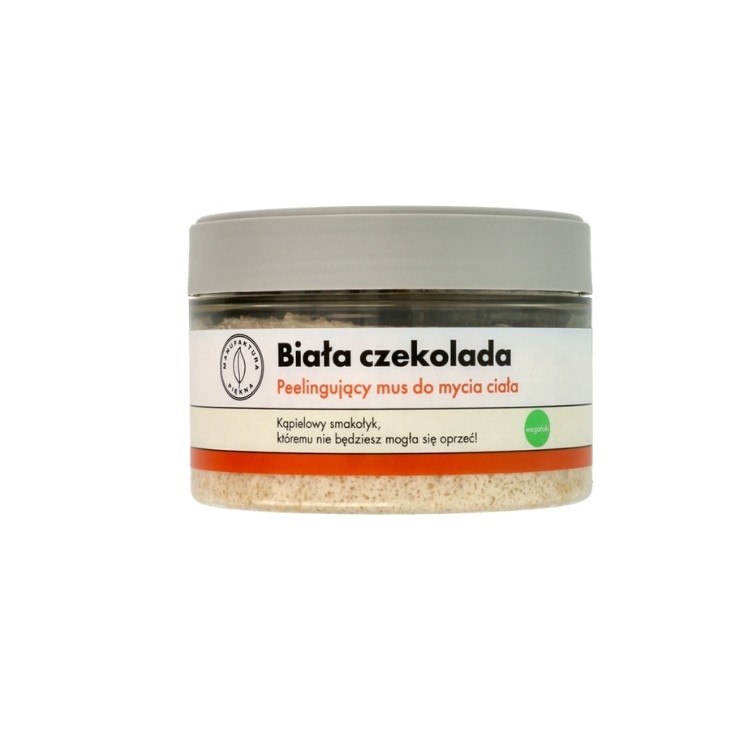 Manufaktura Piękna White Chocolate Exfoliating Body Wash Mousse 250 g