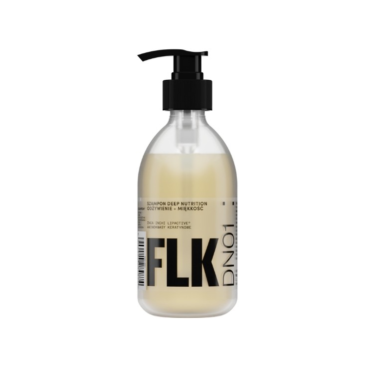 Шампунь для волосся FLK Deep Nutrition Живлення + М'якість 280 мл