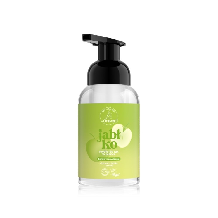 ONLYBIO Body in Balance Mydło do rąk w piance Jabłko 250 ml
