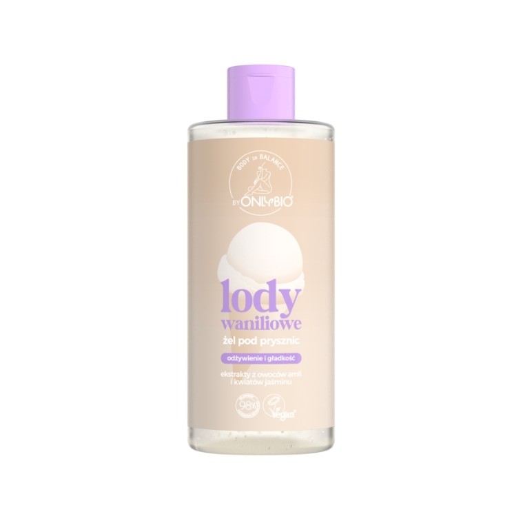 ONLYBIO Body in Balance Żel pod prysznic Lody waniliowe 300 ml