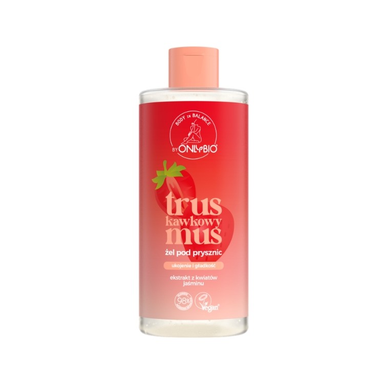 ONLYBIO Body in Balance Żel pod prysznic Truskawkowy mus 300 ml