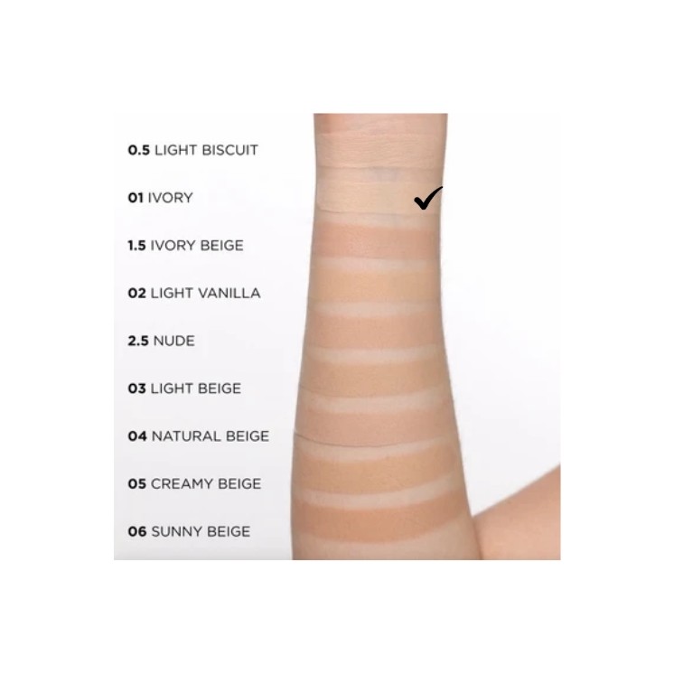 Eveline Better than Perfect moisturizing and covering foundation /01/ Ivory 30 ml