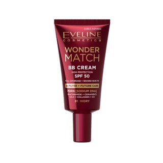 Eveline Wonder Match BB крем SPF50 /01/ Ivory 30 мл