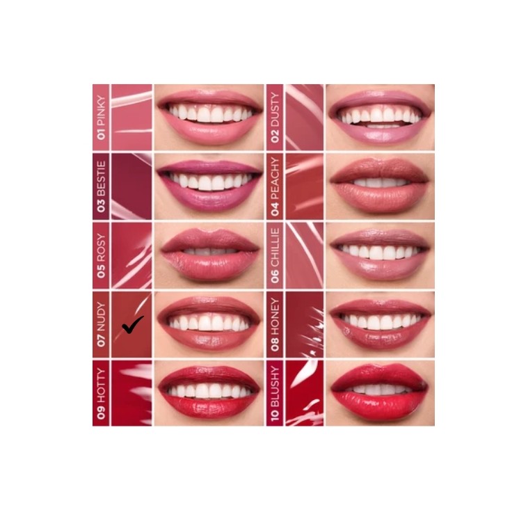 Eveline VinyLove Langhoudende Vloeibare Lippenstift met Glanseffect /07/ Nudy 4 ml