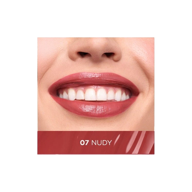 Eveline VinyLove Langhoudende Vloeibare Lippenstift met Glanseffect /07/ Nudy 4 ml