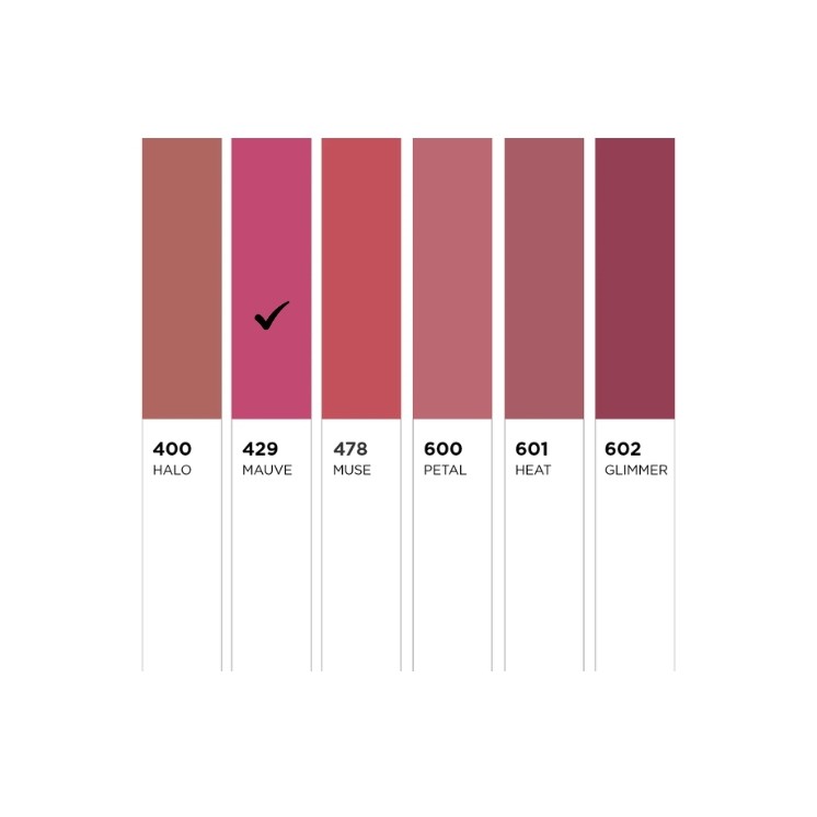 Eveline Celebrity Lips Creamy Satin Finish Lipstick /429/ Mauve 1 stuk