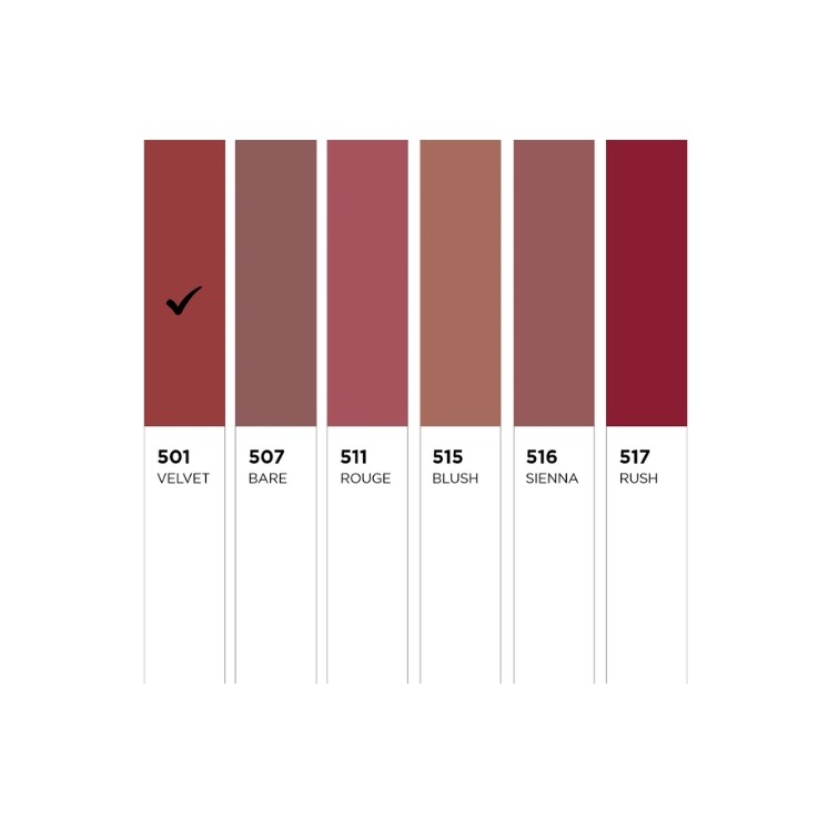 Помада Eveline Celebrity Lips Creamy Satin Finish /501/ Velvet 1 шт.