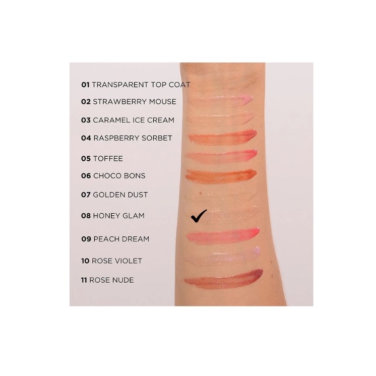 Eveline Diamond Glow Lip Luminizer Lipgloss met hyaluronzuur /08/ 5 ml