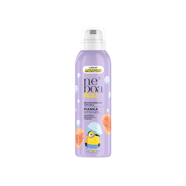 Neboa Kids Pianka do kąpieli Brzoskwiniowa chrmuka 200 ml