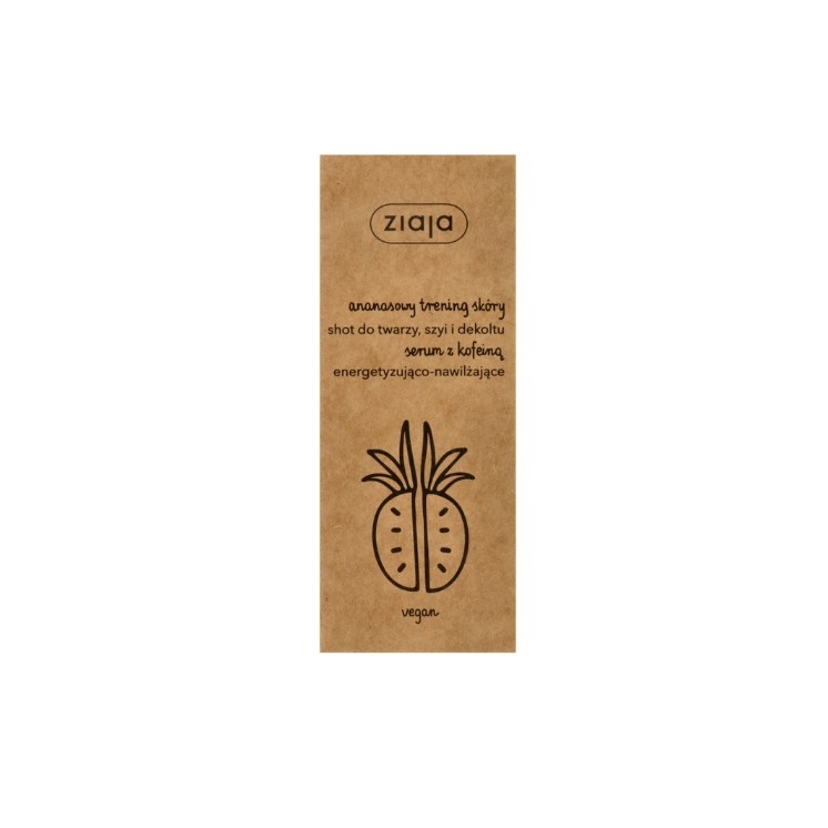 Ziaja Pineapple Shot for face, neck and décolleté 50 ml