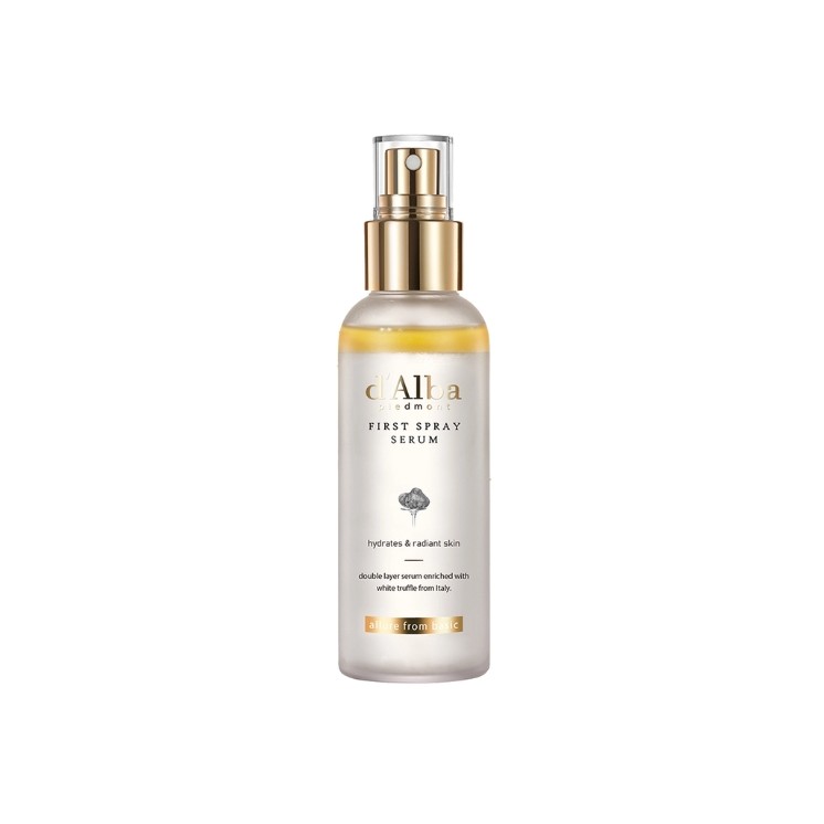 d'Alba White Truffle First Spray освітлююча та зволожуюча сироватка для обличчя у формі спрею 100 мл