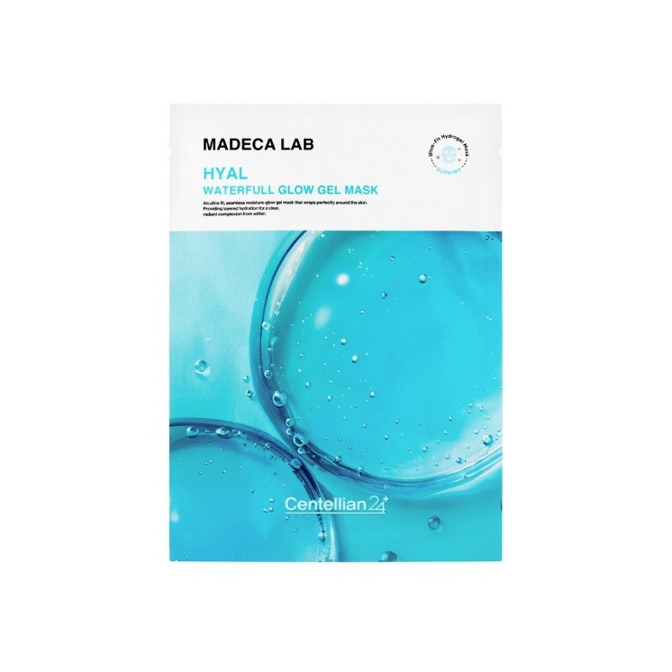 Centellian24 Hyal Waterfull Glow Gel Mask Set van 5 hydraterende gezichtsmaskers (22 ml)