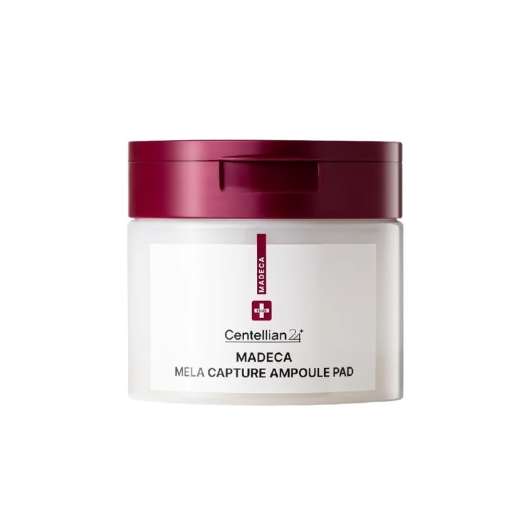 Centellian24 Madeca Mela Capture Ampoule Pad Cosmetische wattenschijfjes met verhelderend gezichtsserum 60 ml