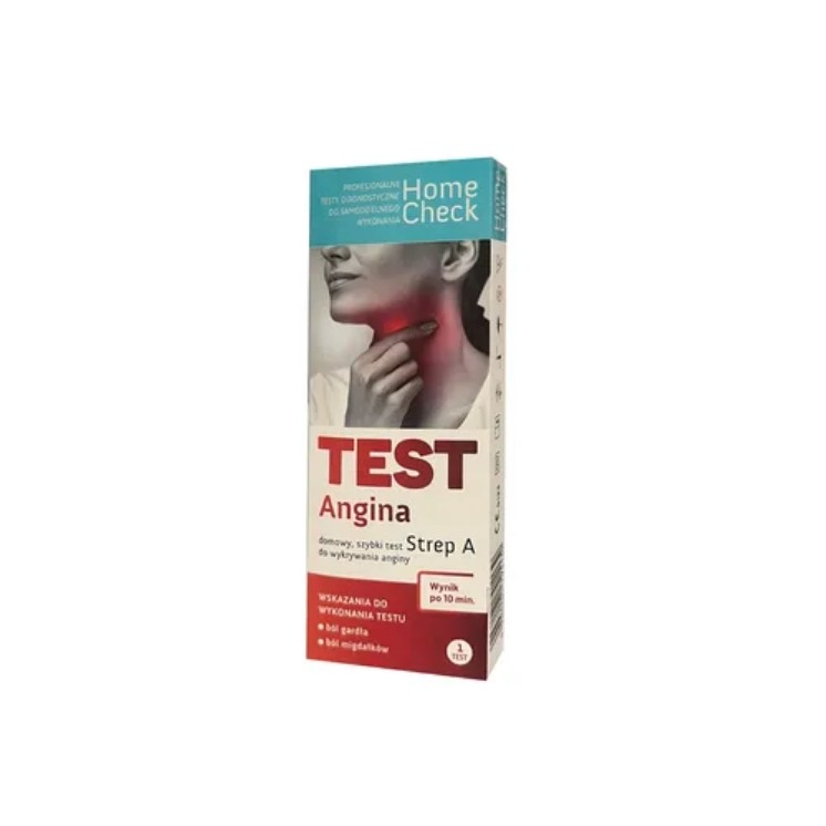 Thuistest Angina Strep A Test voor het detecteren van het antigeen van groep A streptokokken 1 stuk