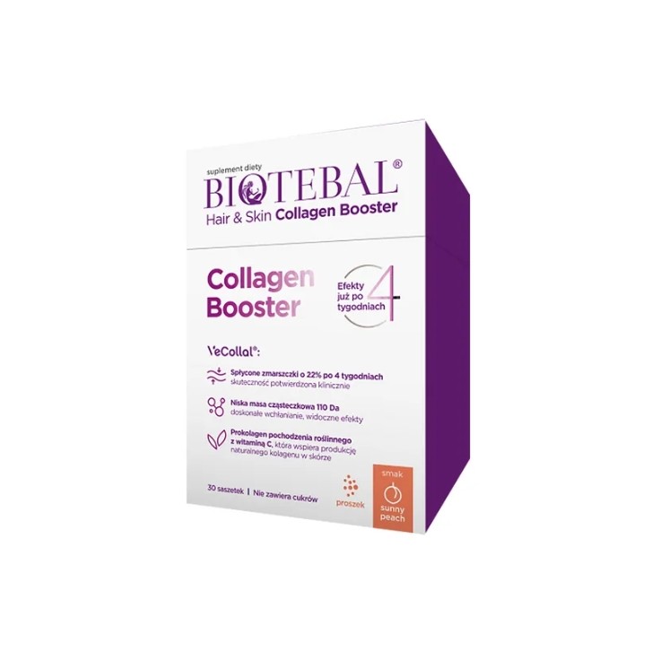 Biotebal Hair & Skin Collagen Booster Sunny Peach 8g x 30 sachets
