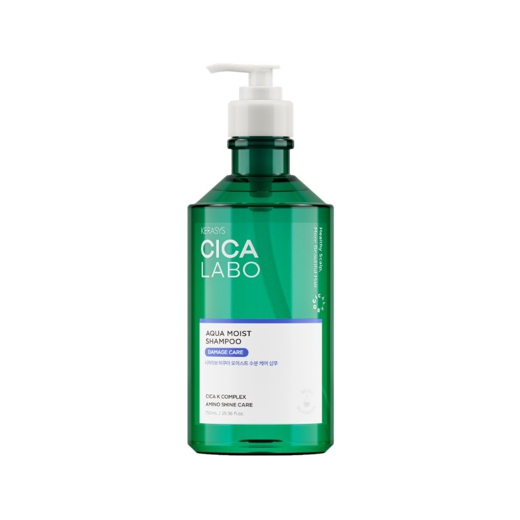 Kerasys Cica Labo Super Aqua Shampoo voor droog, beschadigd en verzwakt haar 750 ml