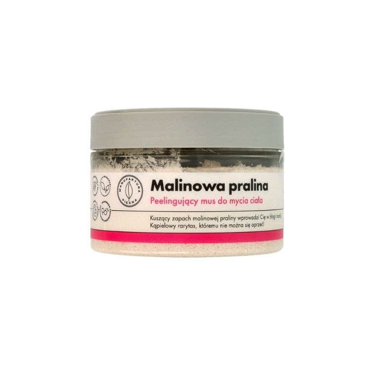 Manufaktura Piękna Exfoliating Body Washing Mousse Raspberry Praline 250 г